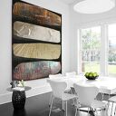 CALLANNO - duży obraz strukturalny art&texture 80x170 cm do salonu