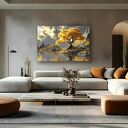 Nowoczesny obraz kobiety 120x80 cm do salonu w stylu loft