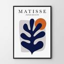 Plakat obraz Matisse Navy blue 30x40 cm