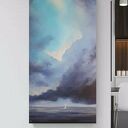 NA MORZU - obraz akrylowy formatu 100/50 cm