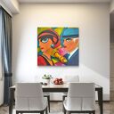 Szach -mat obraz akrylowy 80x80