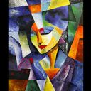 Kubistyczny portret kobiety