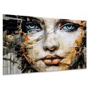 Obraz Twarz Kobiety 39 Oczy Portret Glamour Dekoracja Ścienna 120x80