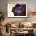 QUEEN OF THE NIGHT II 60x90 Ręcznie malowany Duży obraz Abstrakcja