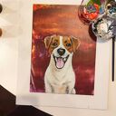 Obraz Jack Russell w złotej ramie 30x40 cm