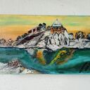 Obraz akrylowy Tyniec - miasto i sanktuarium (15x30x3 cm)