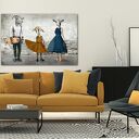 Obraz drukowany na płótnie Kozłowscy z córką 120x80 cm - zabawne kozy do wnętrza