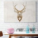 Obraz na płótnie - Jeleń geometryczny 120x80 cm