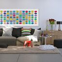 Obraz na płótnie 147x60 cm - Abstrakcja Elipsy 0287