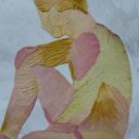 Between Us - obraz botaniczny z prawdziwych suszonych kwiatów 30x21 cm