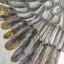 WINGS duży dyptyk 100x140 cm - ręcznie malowany obraz abstrakcyjny z skrzydłami