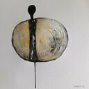 Cztery postacie - oryginalny komplet akwarel 20x20 Paulina Lebida