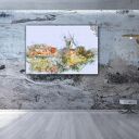 Obraz na płótnie z wiatrakiem w Holandii - 120x80 cm