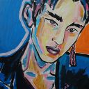 Obraz olejny do salonu NCT K-pop - Winwin, 21x29 cm, edycja limitowana