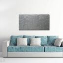 obraz NOWOCZESNY SREBRNY 3D - 126x70cm - srebro