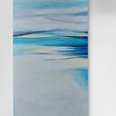 Śladami błękitnego wiatru - obraz akrylowy 50 x 100 cm