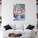 Obraz Arabela 100x70 cm - twarz kobiety na płótnie (canvas)