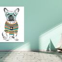 Obraz na płótnie 60x80 cm Bulldog - wysyłka w 24 h