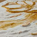 WYJĄTKOWY OBRAZ STRUKTURALNY Z TEKSTURĄ 3D "BIAŁY BLASK" (darmowa dostawa)