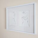 DWIE POSTACIE W RAMIE formatu 24/30 cm