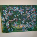 Obraz akrylowy Świetliki 80x60 cm - abstrakcja lasu na płótnie