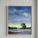 Lawendowy Poranek - obraz akrylowy 50x40 cm na płótnie