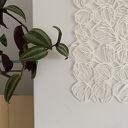 Wycinanka Biała Abstrakcja ręcznie wykonana