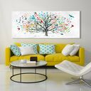 Abstrakcyjne drzewo na płótnie 147x60 cm - Świat z papieru
