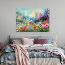 Obraz na płótnie - 100x70 cm Letnia łąka (1 -0669)