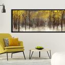 Abstrakcyjny pejzaż na płótnie 147x60 cm - gotowy do zawieszenia