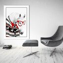 Obraz na płótnie 60x80 cm „Koń w swetrze” - gotowy do zawieszenia