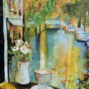 Obraz akrylowy na płótnie, 40x50x2 cm, pt. Cappucino