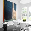 MANCHAS DE MAR - wielkoformatowy obraz abstrakcyjny art&texture 80x170 cm