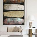 CALLANNO - duży obraz strukturalny art&texture 80x170 cm do salonu