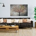 Obraz na płótnie Drzewo Liście 120x80 cm - nowoczesne kolory