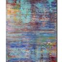 Wspominając Gerharda 23 - obraz abstrakcyjny akryl 100 x 80 cm