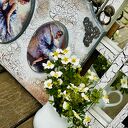 Obraz dekoracyjny z motywem baletnic z życzeniami „Wszystkiego