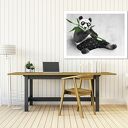 Obraz Panda w Okularach 80x60 cm - ręczne wykonanie i wysyłka w 24h