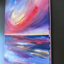 Dyptyk 'Zachód słońca' - zestaw 2 obrazów olejnych 35x50