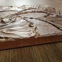 Teksturowy tryptyk terra - luksusowe obrazy strukturalne 3d