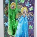 Wiosna. Giclee - anioł na płótnie Canvas