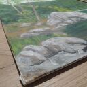 Wyprzedaż: zestaw ręcznie malowanych obrazów „Cudna Wiosna” - 2x 30x24 cm (akryl)