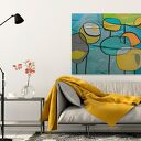 Obraz na płótnie - BAŃKI MYDLANE - 120x80 cm (47001)