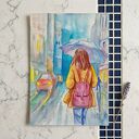 Oryginalna akwarela „Deszczowe popołudnie” 21x29,7 cm