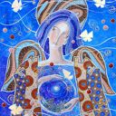 Bajka na dobranoc o złotych motylach - Giclee