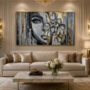 do salonu abstrakcja Kobieta 100x170 cm Duży obraz XXL