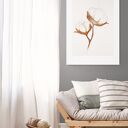 Plakat 40 x 60 Bawełna i - naturalna dekoracja do Twojego wnętrza