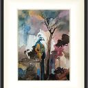 Król iluzji, Akwarela 24x32 cm