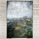 EVENNESS - Obraz 70x50 cm Abstrakcyjny Ręcznie Malowany do Nowoczesnych Wnętrz Salonu