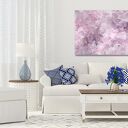 Różowo-fioletowy obraz na płótnie z piwoniami 120x80 cm